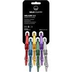 Wild Country Helium 3.0 Rack 6er Pack  Karabiner uni Größe One Size Alpinklett
