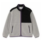 Mazine - Color Block Sherpa Jacket - Fleecejacke Gr XXL grau