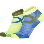 Eightsox Sport Color 3  2er Pack  Laufsocken gelb Größe 45  Laufen  Atmungsakt