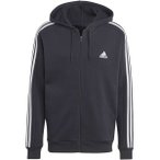 ADIDAS Herren Kapuzensweat Essentials 3-Streifen, Größe S in Grau