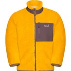 Jack Wolfskin Ice Curl  Kinder  Fleecejacke gelb Größe 164 Lifestyle Atmungsak