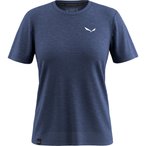 Salewa Eagle Minilogo AM  Damen  T-Shirts blau Größe S Trekking  Atmungsaktiv