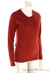ION Logo DRI L/S Damen Bikeshirt-Rot-M
