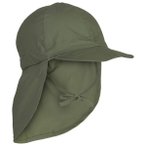 Mikk-Line - Kid's Summercap Long Neck Solid - Cap Gr 45 cm - 6-12 Months oliv