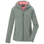 killtec - Girl's Kow 164 Sftshll Jacket - Fleecejacke Gr 128 grau