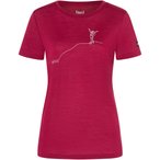 Super.Natural Bergglück  Damen  T-Shirts rot Größe L Trekking  Hautfreundlich