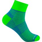 Wrightsock Coolmesh II Quarter   Fahrradsocken blau Größe 37.5  Trekking
