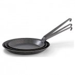 Origin Outdoors - Schmiedeeiserne Pfanne - Pfanne Gr Ø 32 cm grau
