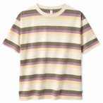 Mazine Bold Striped  Herren  T-Shirts beige Größe L Lifestyle  Hautfreundlich