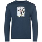 Super.Natural Dachshund Party  Kinder  Longsleeves blau Größe 116 Trekking  Ha