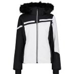 CMP Damen Jacke WOMAN JACKET ZIP HOOD, Größe 42 in Weiß