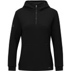 JAKO Damen Kapuzensweat Zip Hoodie Pro Casual, Größe 34 in Schwarz