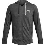 UNDER ARMOUR Herren Langarm RIVAL TERRY LC FZ, Größe S in Grau