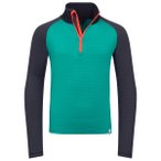 Trollkids - Kid's Rauland Half Zip - Fleecepullover Gr 92 türkis