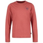 Stoic - Kid's Merino155 LaholmSt. Print L/S - Merinoshirt Gr 116 rot/rosa
