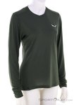 Salewa Puez Dry'Ton LS Damen Funktionsshirt-Oliv-Dunkelgrün-44