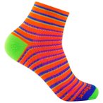 Wrightsock - Coolmesh II Quarter - Wandersocken 34-37 bunt