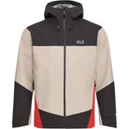 Jack Wolfskin Rockpaw 3L  Herren  Regenjacke beige Größe S Trekking  Wasserdic
