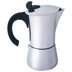 Basic Nature - Espresso Maker Edelstahl Gr 9 Tassen stainless steel