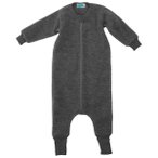 Reiff - Kid's Fleeceschlafsack mit Bein und Arm - Kinderschlafsack Gr 74/80  Gra