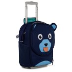 Affenzahn - Kinderkoffer Bär - Kinderrucksack blau