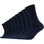 CAMANO Herren Socken Online comfort cotton Socks 9p, Größe 43-46 in Blau