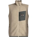 Lundhags Flok Wool Pile Weste Herren  Fleecewesten beige Größe S Trekking  Wid