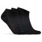 Craft - Core Dry Footies 3-Pack - Radsocken 40-42 schwarz