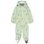 Mikk-Line - Kid's PU Rain Suit AOP - Overall Gr 104 grün