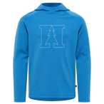 Heber Peak - Kid's MerinoBlend EvergreenHe. Hoody - Merinohoodie Gr 104 blau