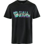 Fjällräven Multicolor Logo  Herren  T-Shirts schwarz Größe S Trekking  Hautf