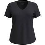 Smartwool Active Ultralite V-Neck  Damen  T-Shirts schwarz Größe XS Trekking  