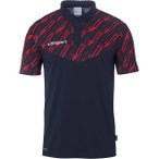 UHLSPORT POLO SHIRT Progressive 28, Größe XXL in Blau