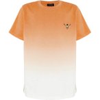 CHIEMSEE T-Shirt mit Dip-Dye Unikat, Größe 134/140 in Orange