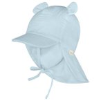 Sterntaler - Kid's Schirmmütze Nackenschutz Ohren - Cap Gr 45 cm grau