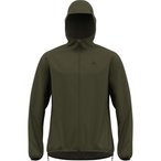 Odlo Zeroweight Waterproof  Herren  Regenjacke oliv Größe S Trailrunning | Lau