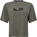 Salewa Eagle Hybrid Loose  Damen  T-Shirts oliv Größe L Trekking  Hautfreundli