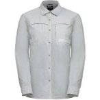 JACK WOLFSKIN Damen Bluse BARRIER L/S SHIRT W, Größe L in Silber