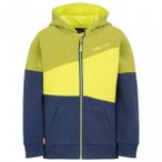 Trollkids - Kid's Alesund Sweater - Hoodie Gr 98 blau/gelb