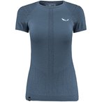 Salewa Zebru Responsive  Damen  Kurzarm Unterhemden blau Größe XS Trekking  Ha