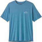 Patagonia Capilene Cool Daily Cloud Crag Herren T-Shirt ( Blau XXL)