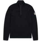 Bergans Damen Inner:Dual Merino Half Zip Longsleeve (Größe M, black)