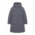 Mazine - Women's Waves Quilt Puffer Coat - Mantel Gr L grau/blau