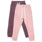 Minymo - Kid's Basic 37 Sweat Pants (2-Pack) - Trainingshose Gr 116 rosa