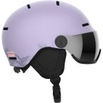 SALOMON Kinder Helm HELMET ORKA VISOR Evening H/Un FLS SI, Größe 53/56 in Grau