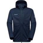 MAMMUT Herren Funktionsjacke Ultimate VIII SO Hooded Jacket Men, Größe M in Bl