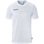 UHLSPORT Trainings-T-Shirt Division 28, Größe XXL in Weiß