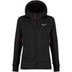 SALEWA Damen Kapuzensweat PUEZ PL W HD JACKET, Größe 40 in Schwarz