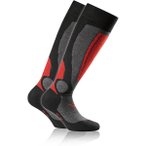 ROHNER Socken rohner basic ski  2er pack, Größe 35-38 in Schwarz