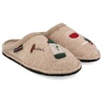 Haflinger - Flair Wine Time - Hausschuhe 44 beige